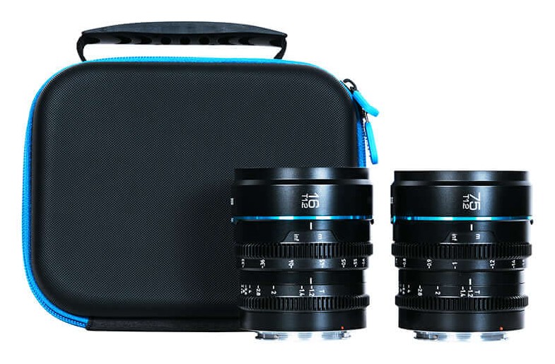 Sirui Nightwalker Cine-Objektivset 16/75 mm T1,2 S35 (MFT, Schwarz)