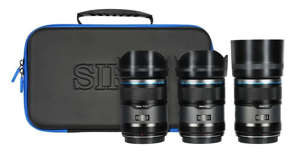 Sirui Tasche für 3 Sniper-Objektive 23/33/56mm