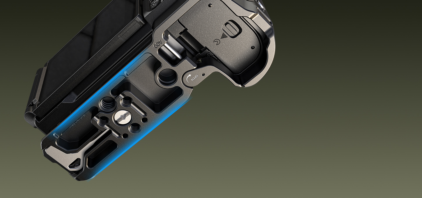 Cage für Nikon Z5IIc mit HawkLock NATO-Schiene – 3