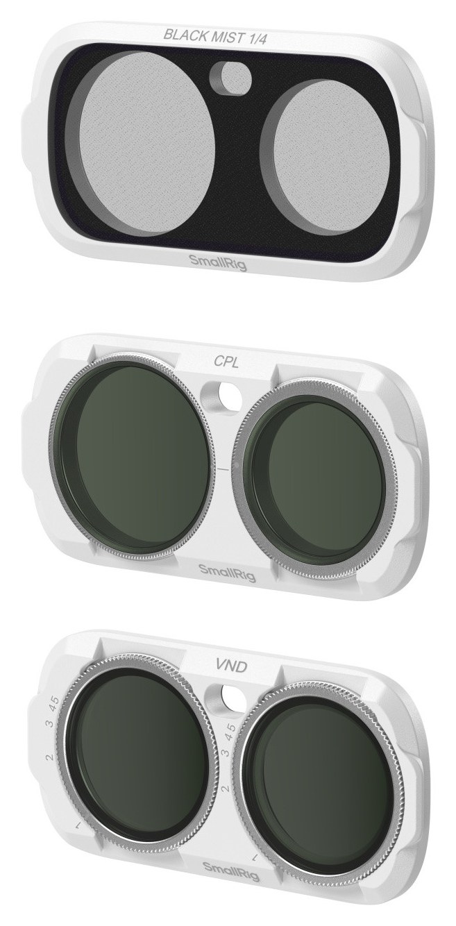 Drei Magnetfilter für die Insta360 Luna Ultra