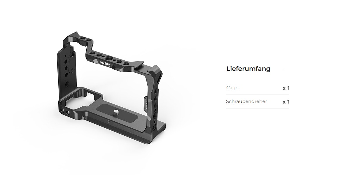 SmallRig Cage for Sony Alpha 7C 3081B