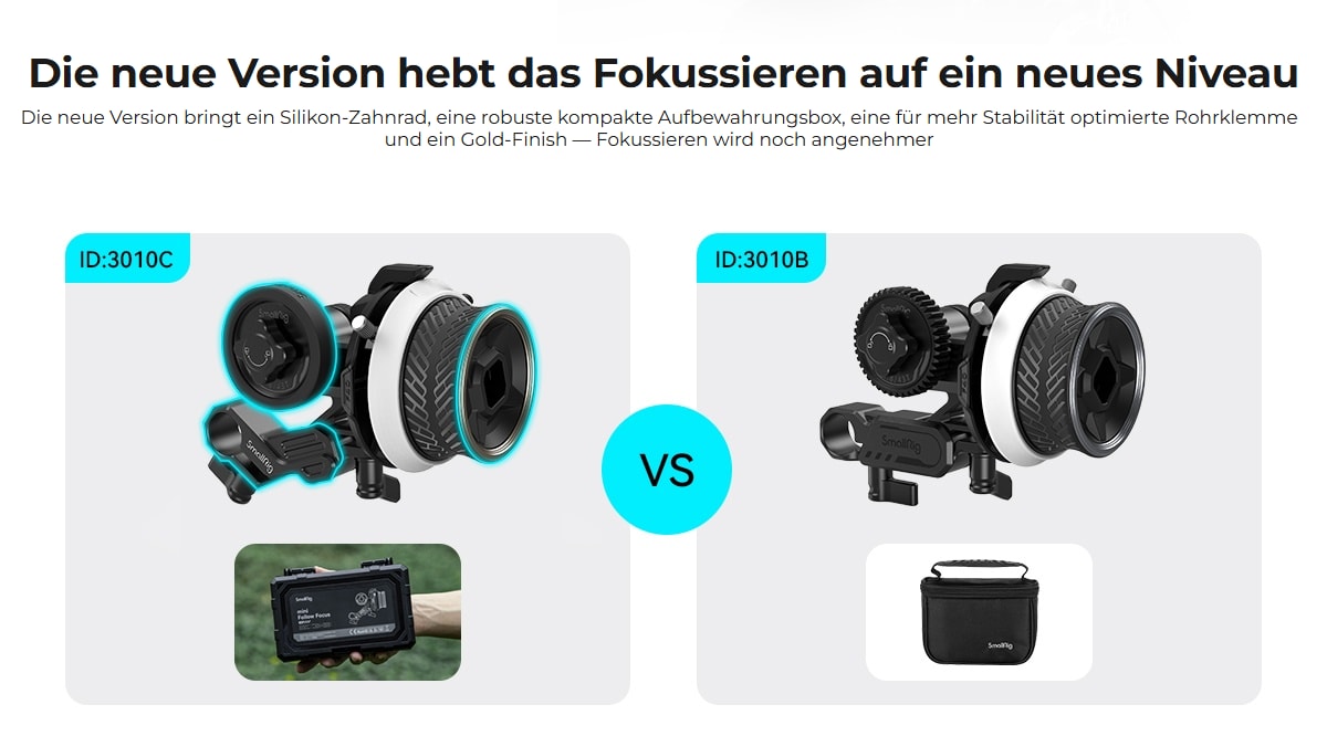 SmallRig mini Follow Focus F40 3010C