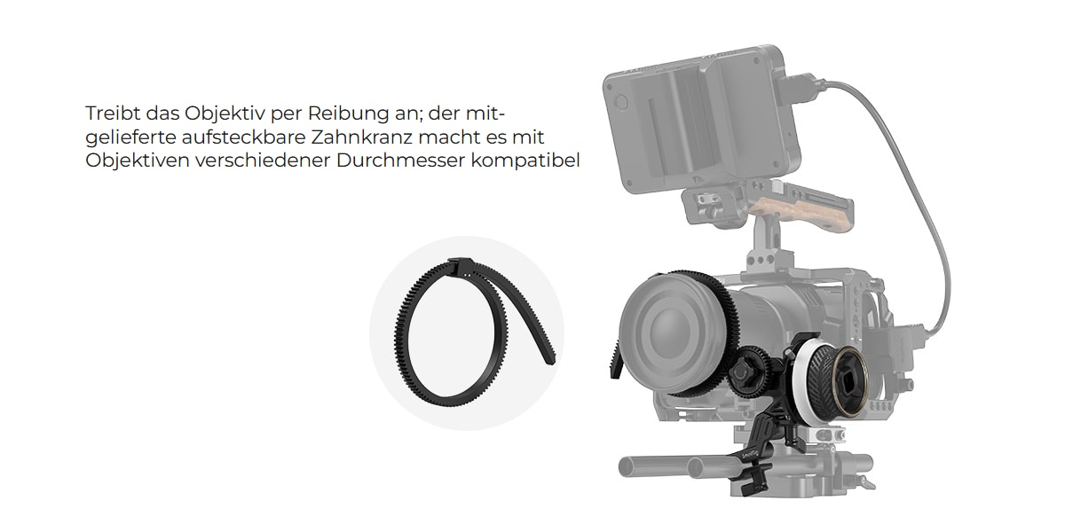 SmallRig mini Follow Focus F40 3010C