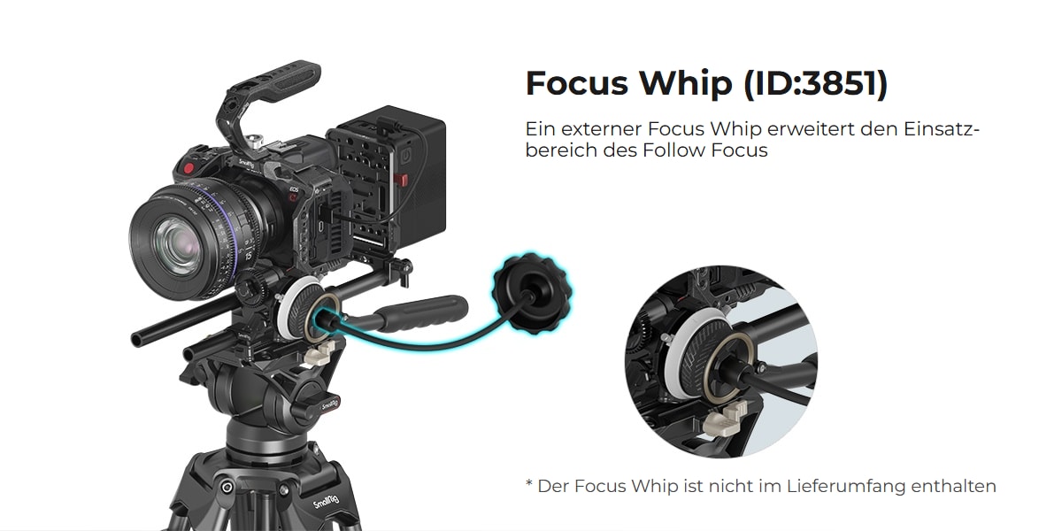 SmallRig mini Follow Focus F40 3010C