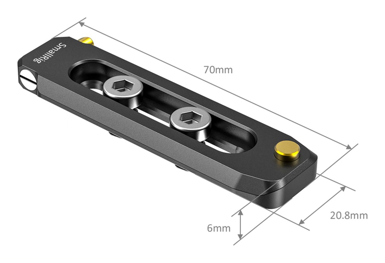 Low-profile NATO Rail 70mm BUN2483