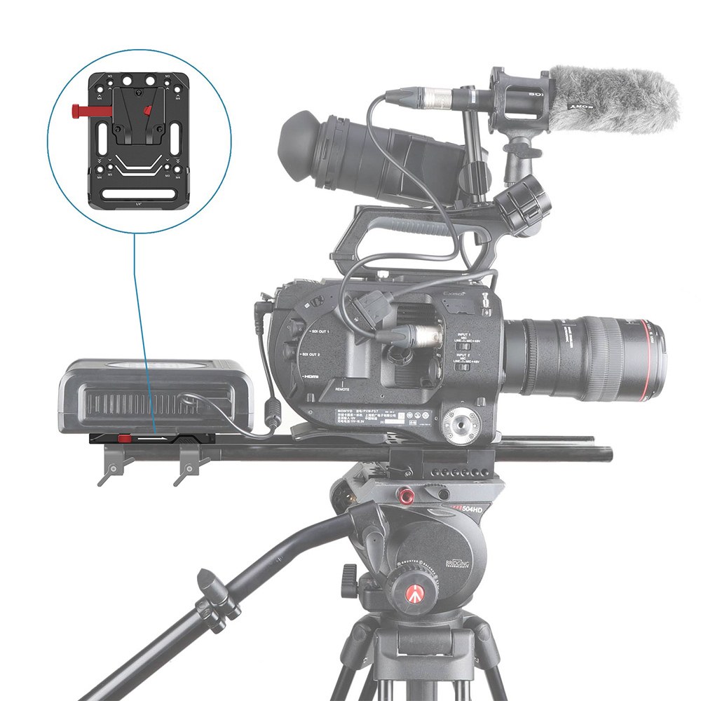 V-Mount Batterieplatte