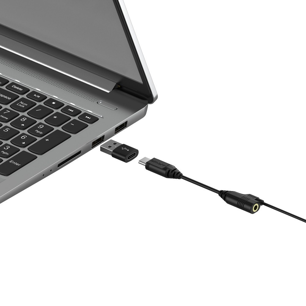Simorr Wave L2 Lavalier Microphone for USB Type-C Devices (Black)