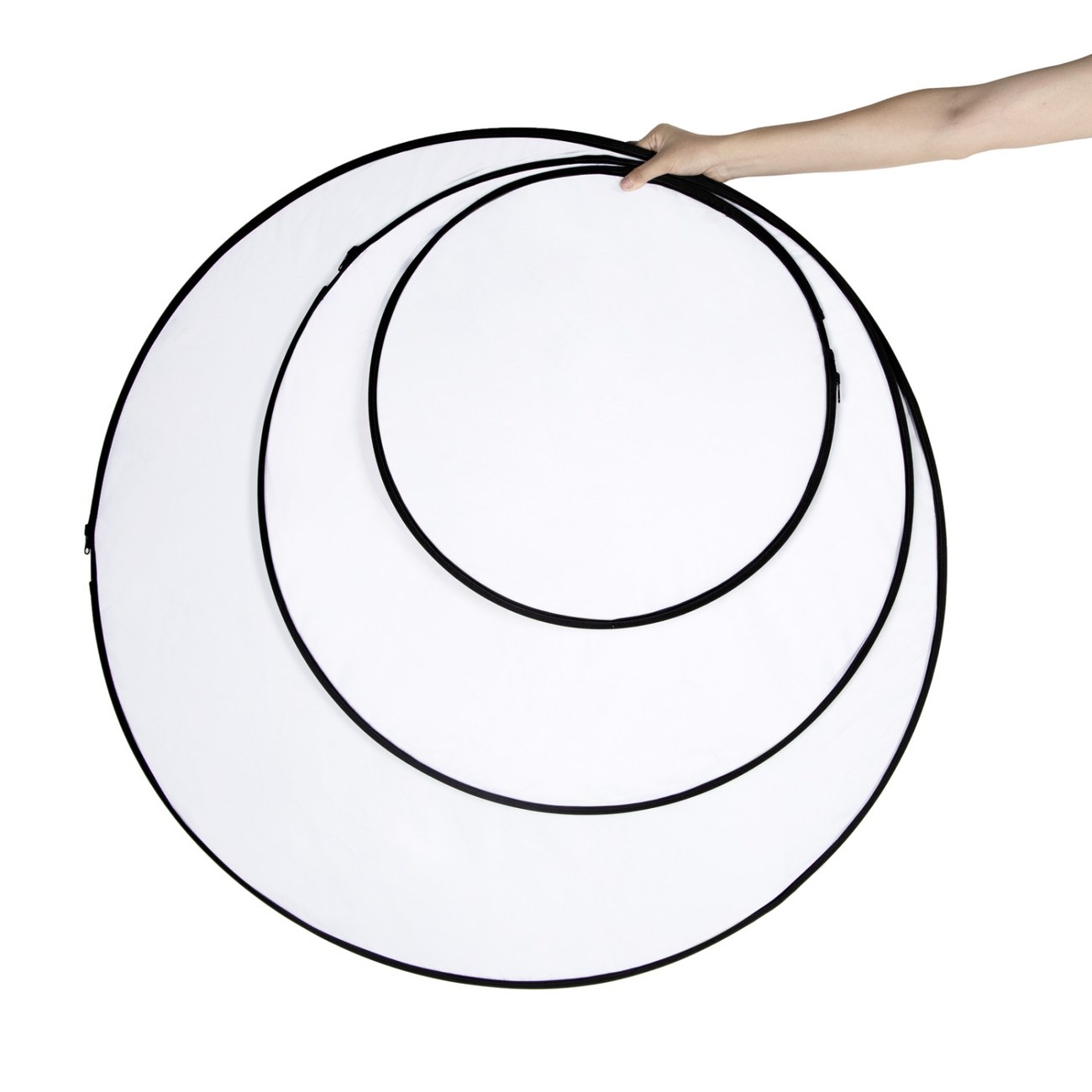 5-in-1 zusammenklappbarer Rundreflektor (32″)