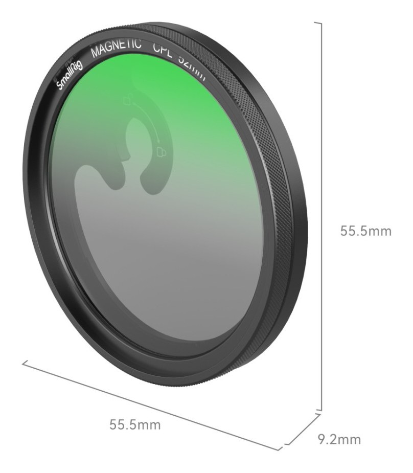 MagEase Magnetic CPL Filter Kit with M-mount Filter Adapter (52mm)