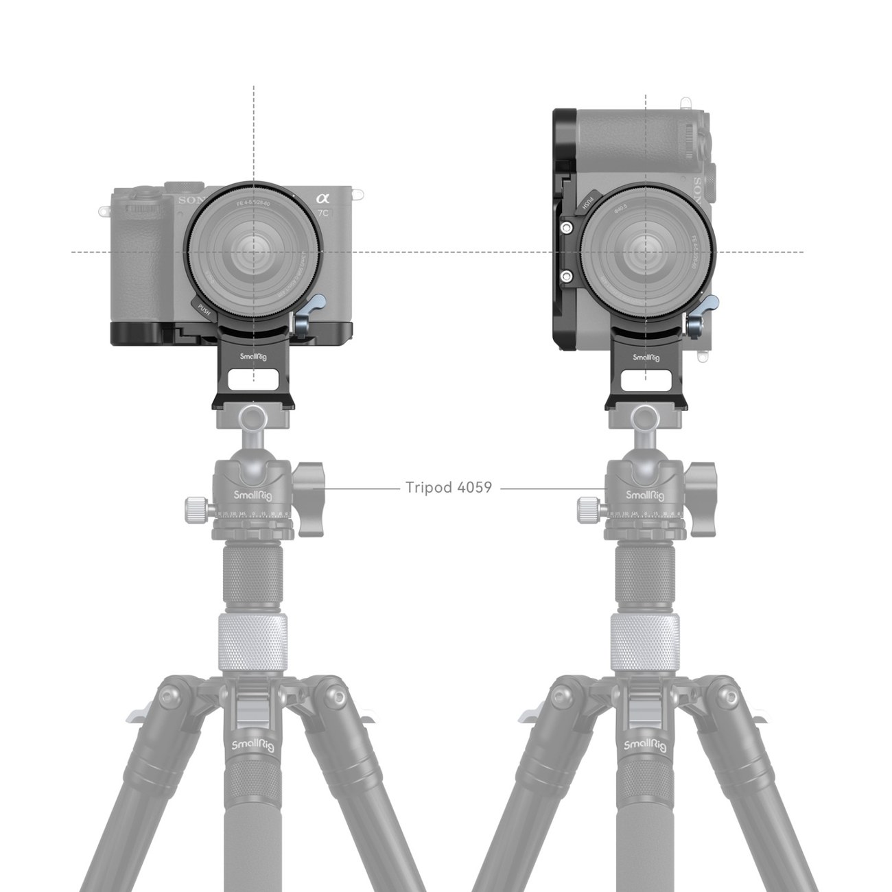 Horizontal-to-Vertical Mount Plate Kit for Sony Alpha 7C II / Alpha 7CR