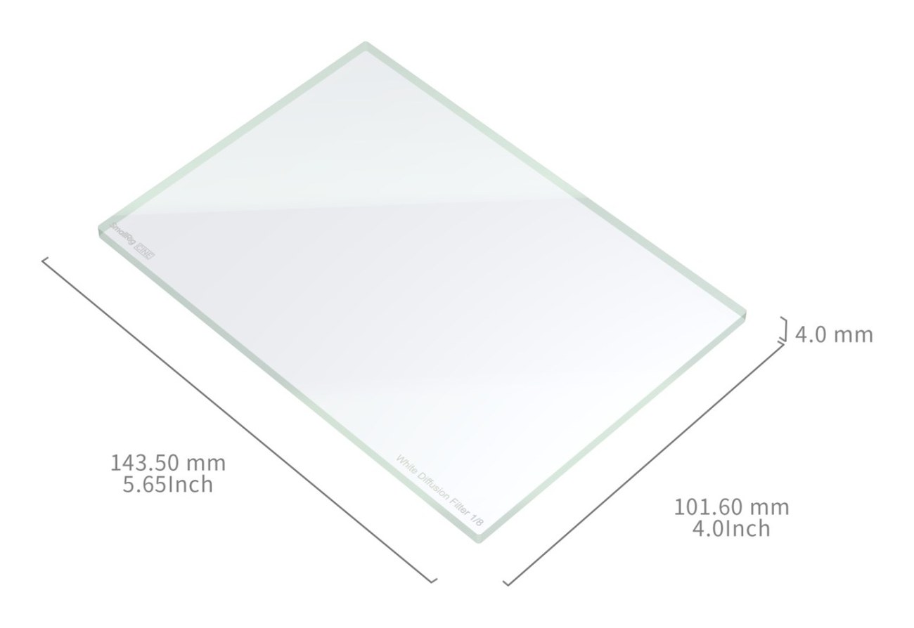 CINE 4 x 5.65″ White Mist 1/8 Filter