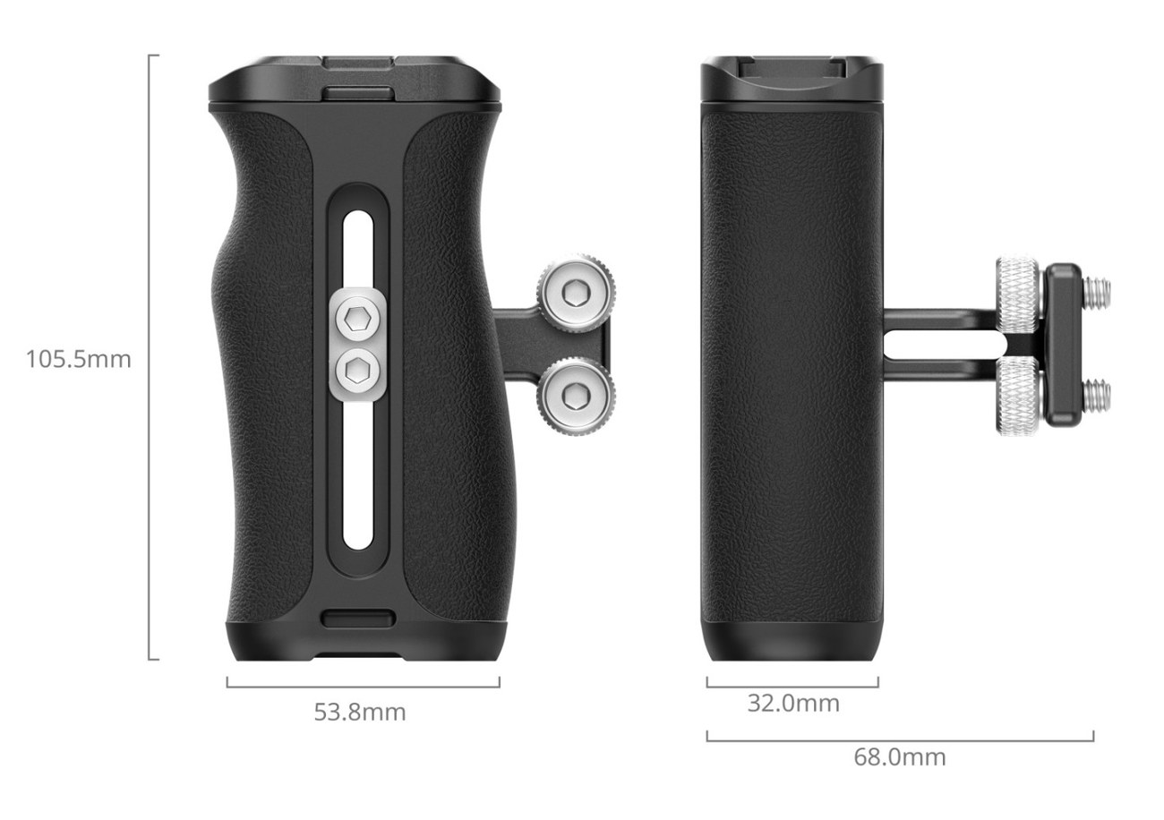 mini Side Handle with 1/4″ -20 Screws