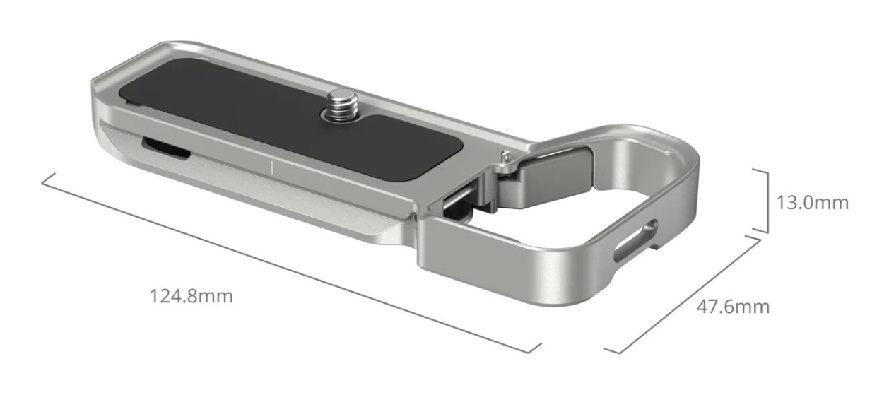 Baseplate with Airtag Slot for Sony Alpha 7C II / Alpha 7CR (Silver)