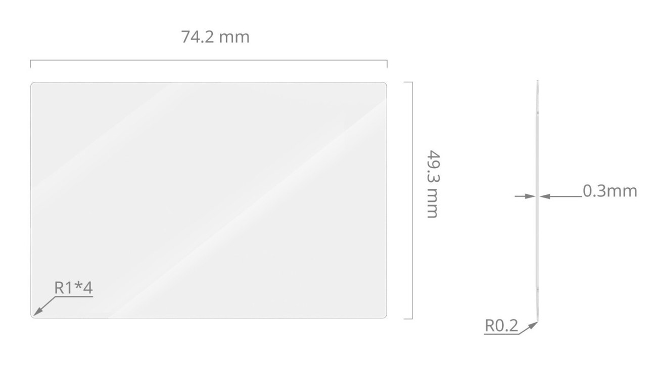 Screen Protector for FUJIFILM X100VI / X100V / X-E4 / X-T4 / X-T5 / RICOH GR IV