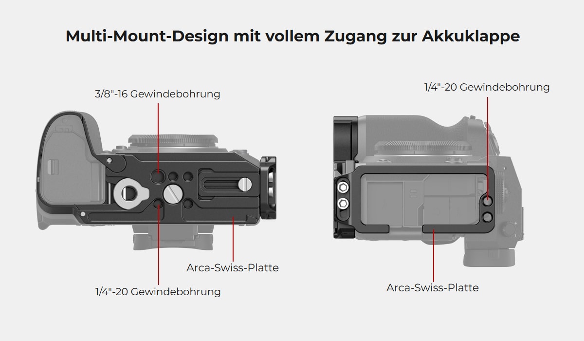 SmallRig L Bracket pro FUJIFILM X-H2 / X-H2S 3928B