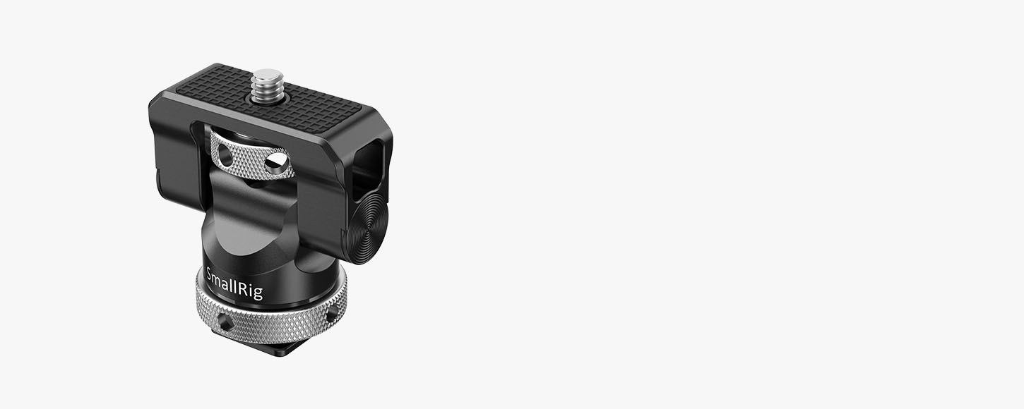 Schwenk- und Neigehalterung für Monitore mit Zubehörschuh