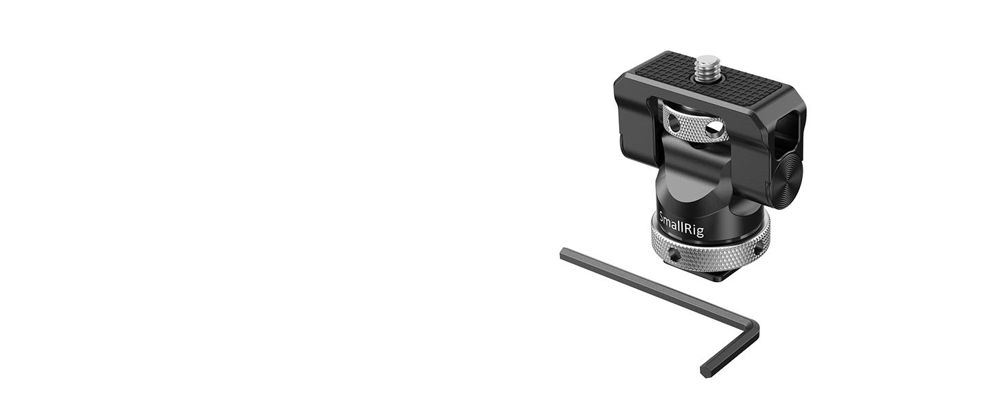 Schwenk- und Neigehalterung für Monitore mit Zubehörschuh