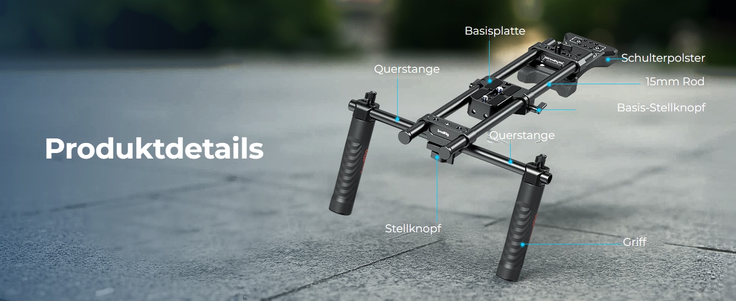 SmallRig Basic Shoulder Rig Kit 2896C