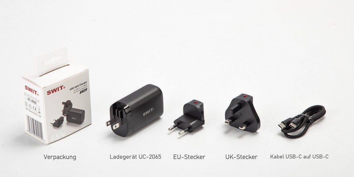 SWIT UC-2065 USB-C-Ladegerät 65 W