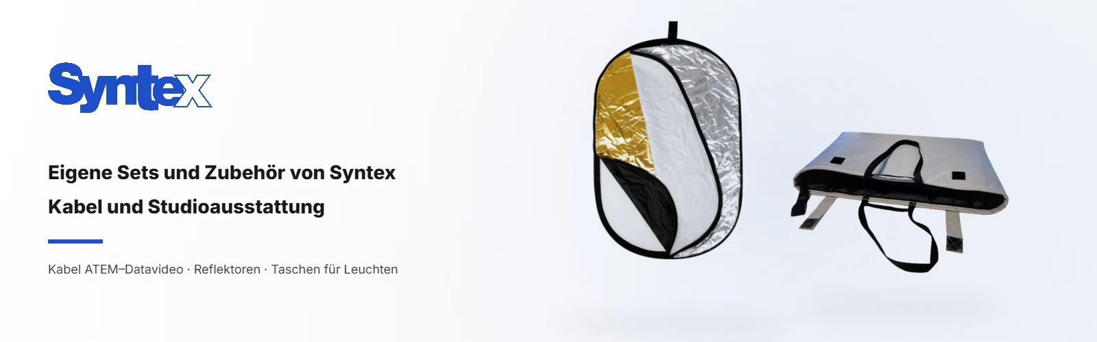 Syntex – eigenes Zubehör und Kabel
