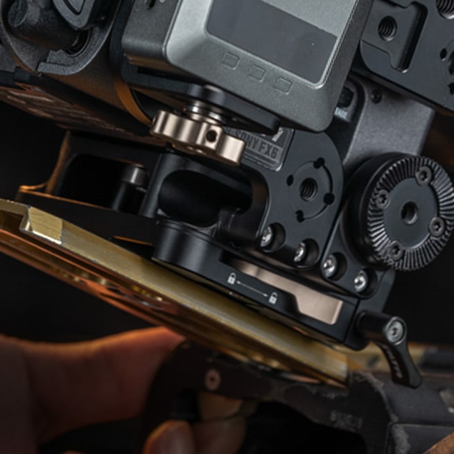 Vom Stativ auf den Gimbal ohne Schrauben