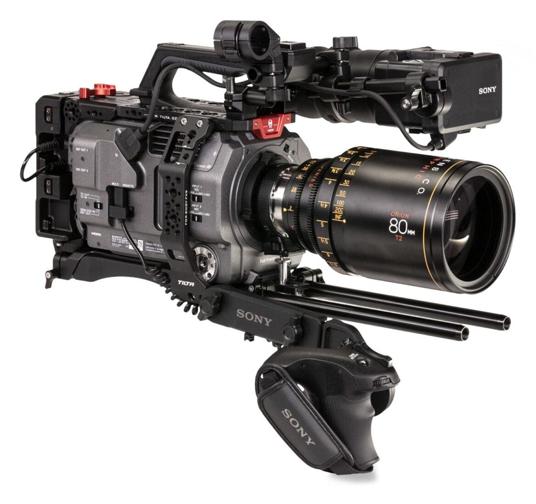 Tilta ES-T18 Kamerakäfig für die Sony PXW-FX9, Ausführung Advanced mit V-Mount Akkuplatte