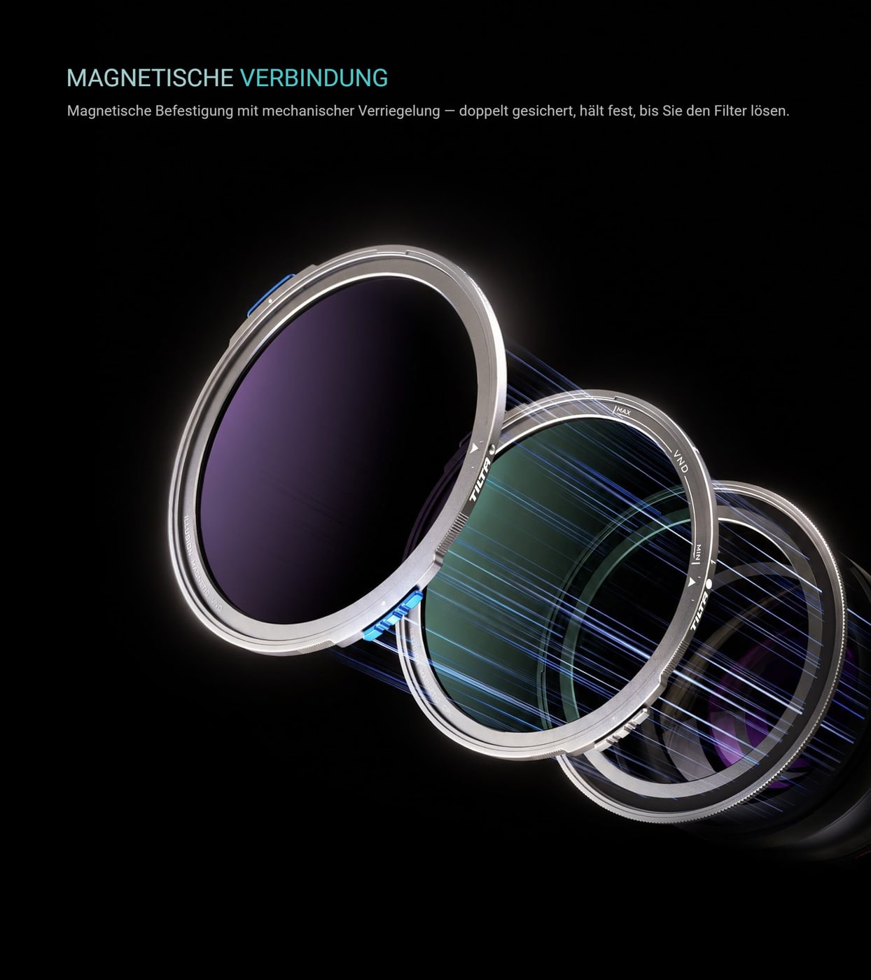 Magnetische Verbindung mit mechanischer Verriegelung
