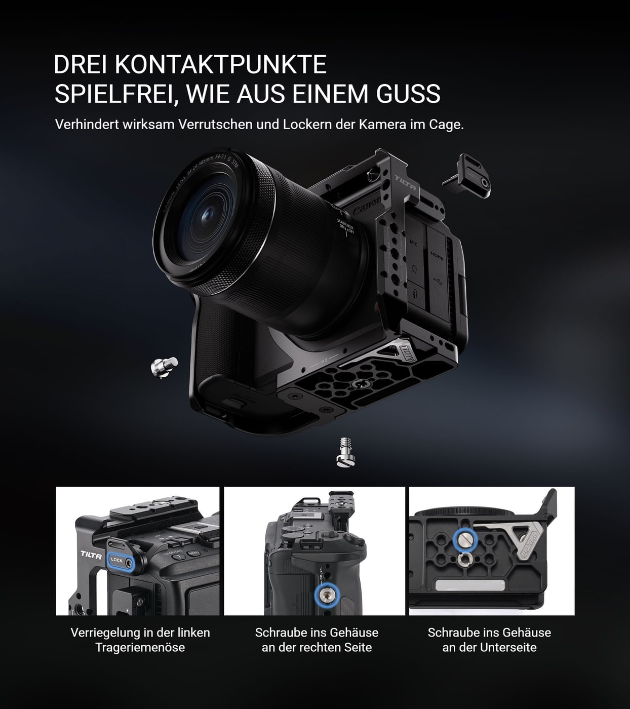 Drei Kontaktpunkte, kein Spiel