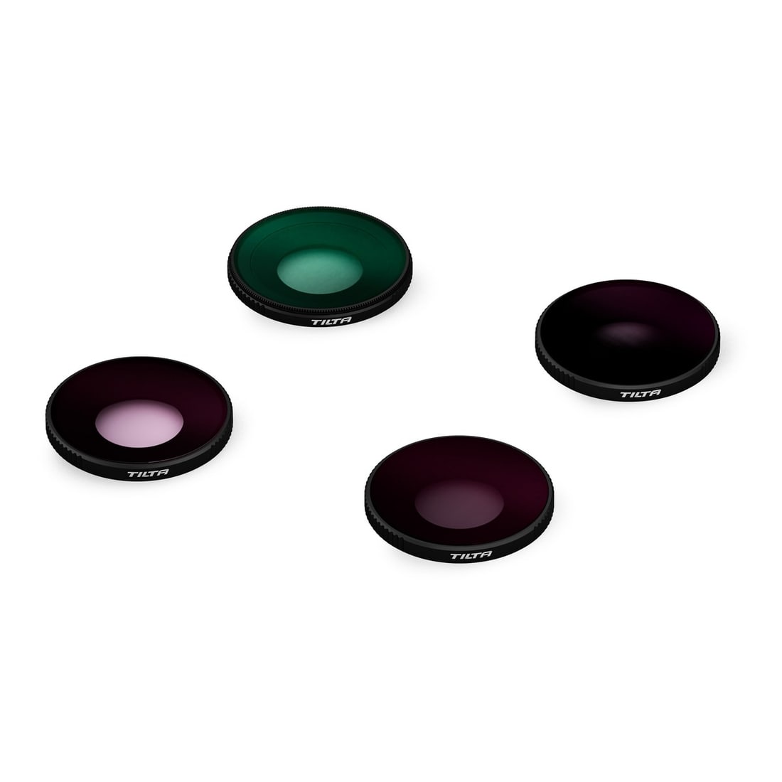 Vier Filter für einen Drehtag