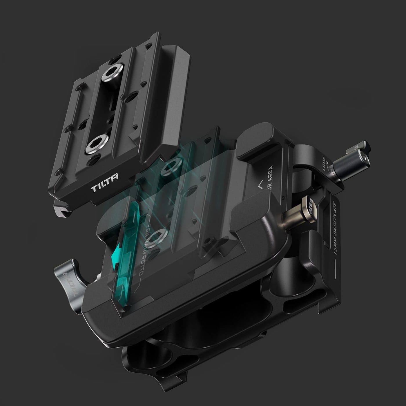 Manfrotto rastet einfach ein