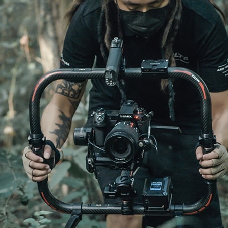 Carbon-Ring rund um den Gimbal