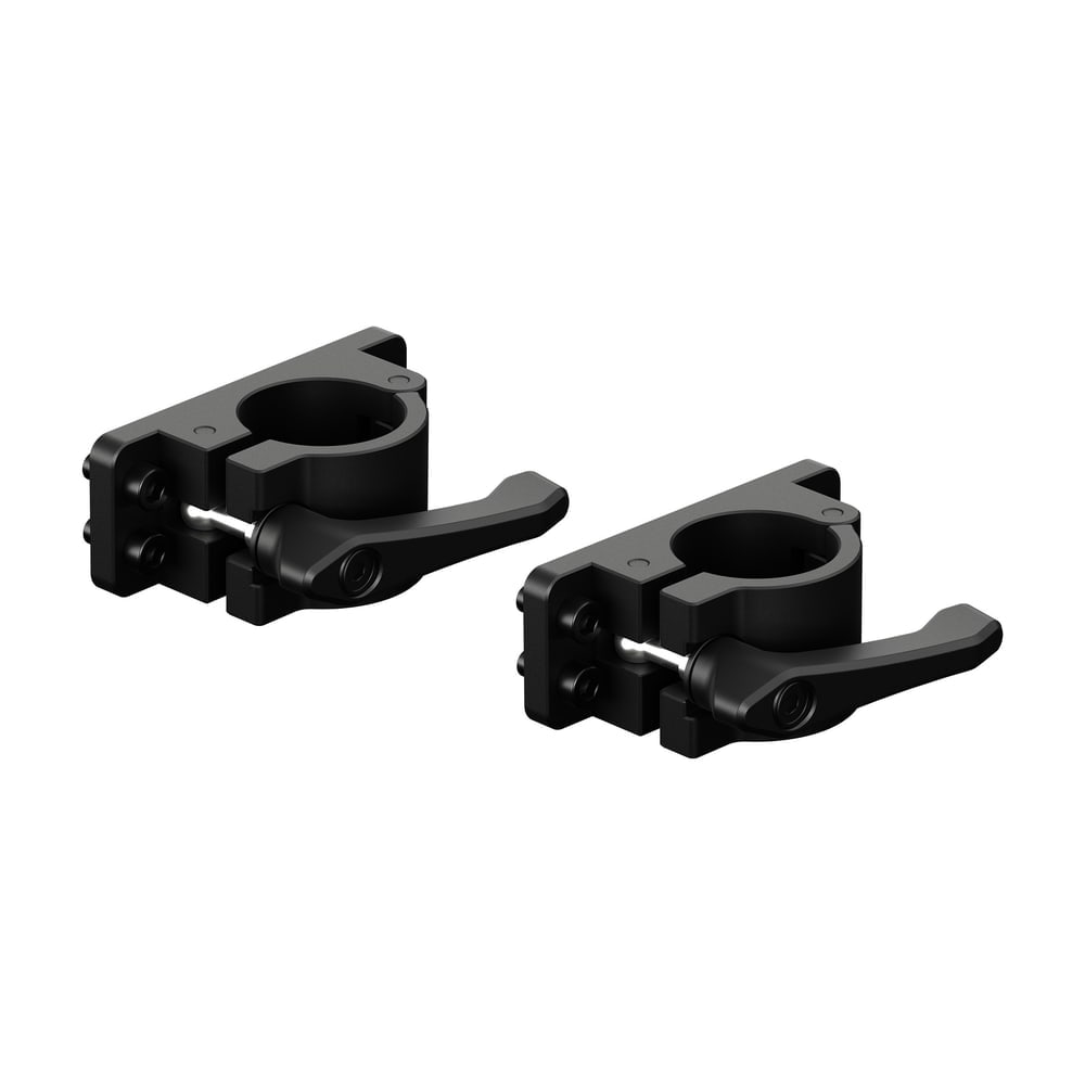 35-mm-Rohr mit Hebel gespannt