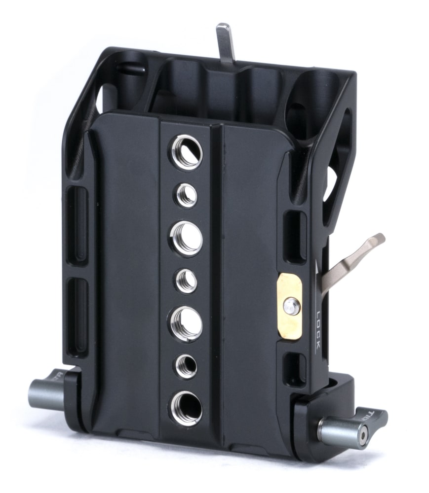 Unten Dovetail-Platte sowie Gewinde 1/4″-20 und 3/8″-16