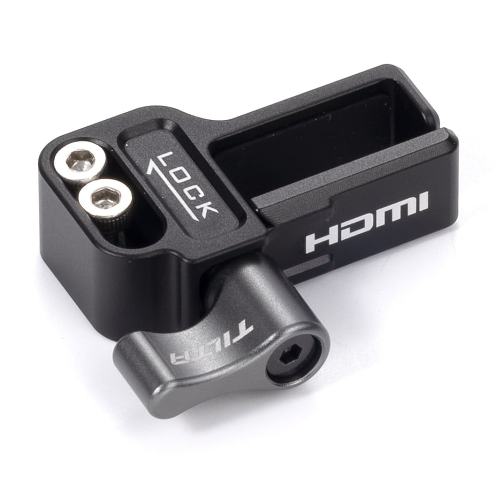 Das HDMI-Kabel hält der Cage, nicht der Stecker