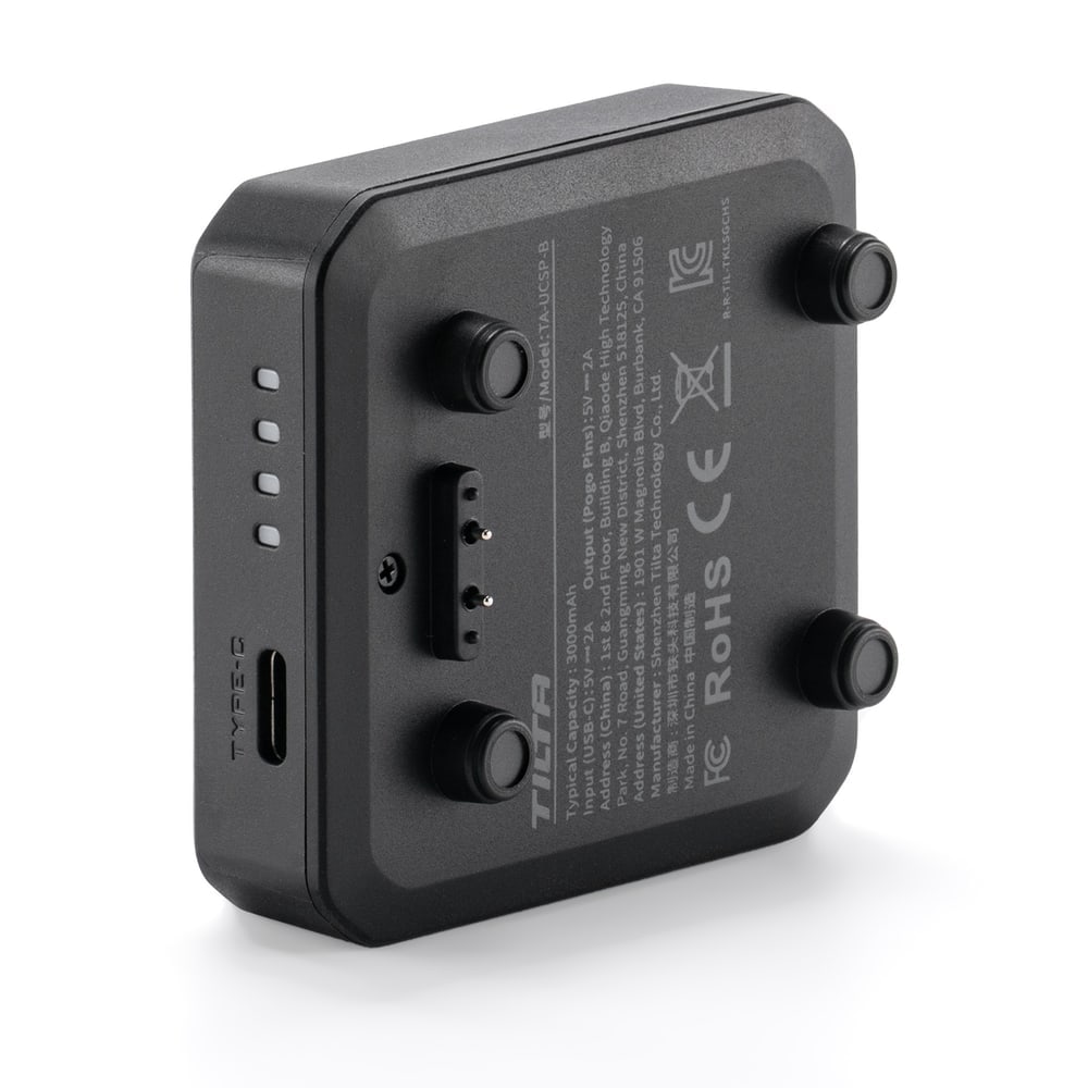 Laden über USB-C, Ladestand an den LEDs