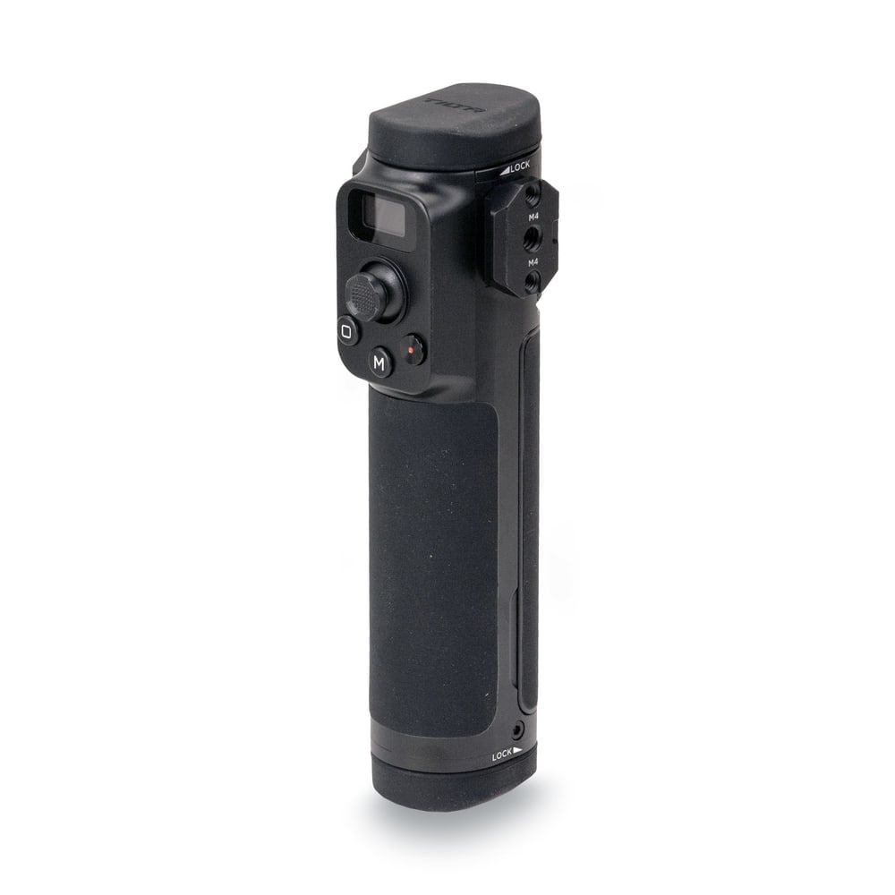 Der Gimbal unter dem Daumen