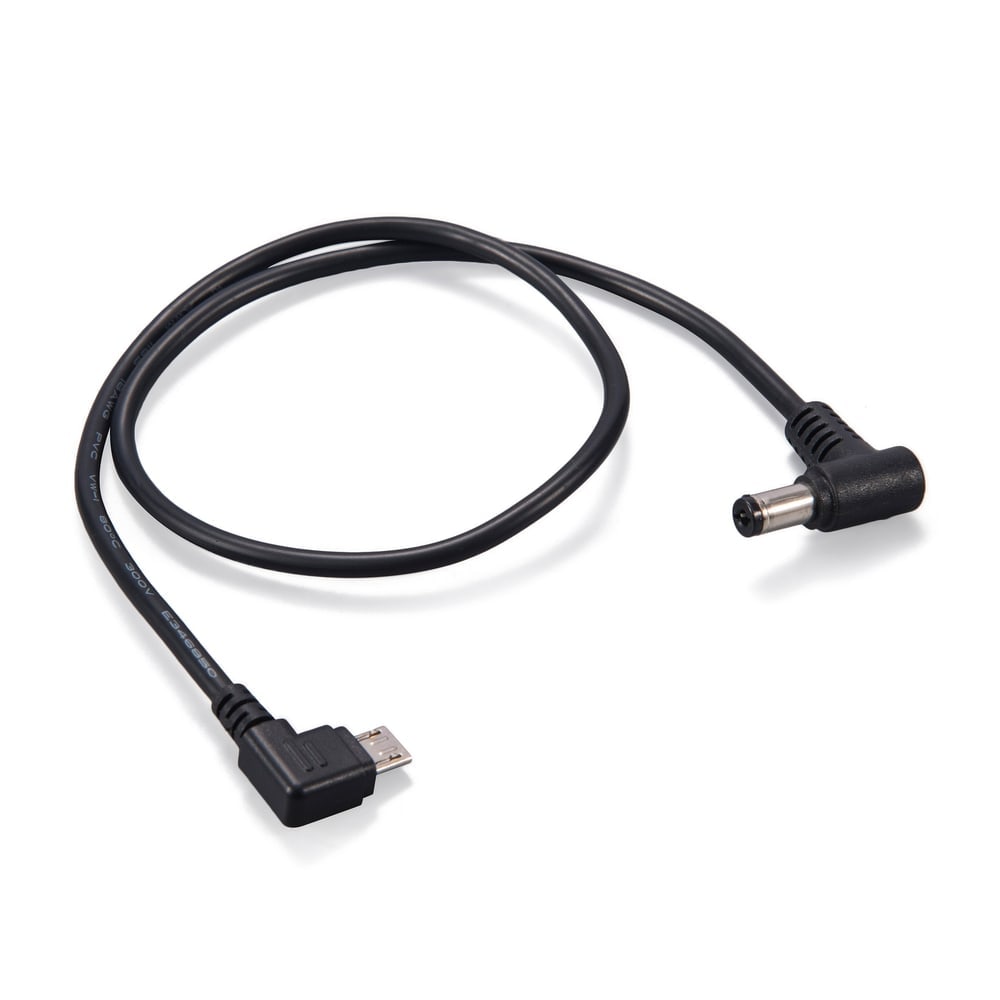 Micro USB auf gewinkelten DC 5,5/2,1 mm