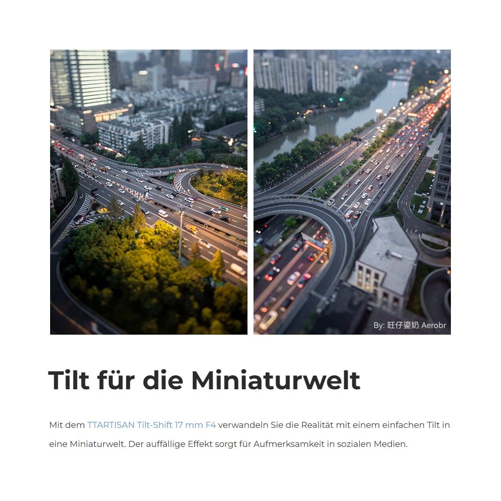 TTArtisan Tilt-Shift 17mm F4
