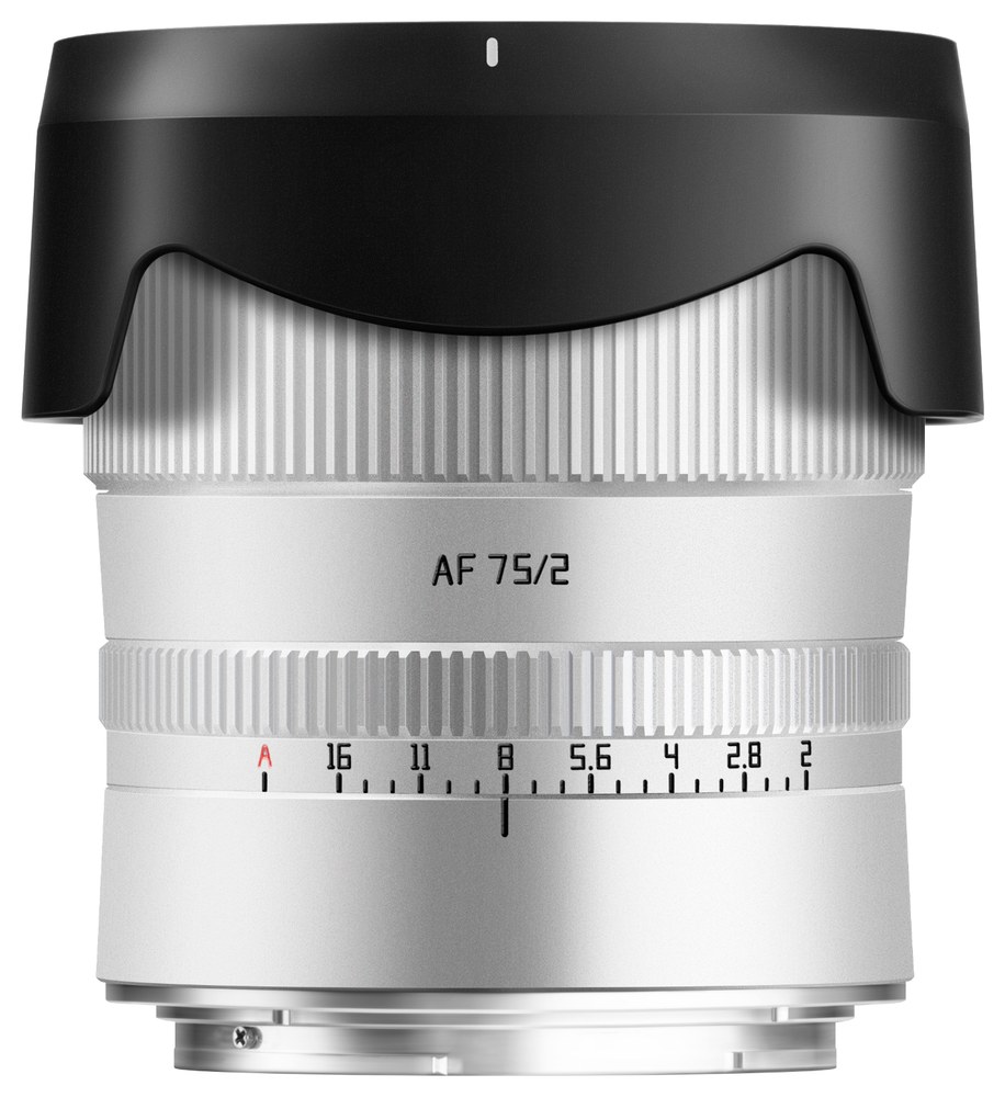 TTArtisan AF 75mm F2 – Metallgehäuse und Gegenlichtblende