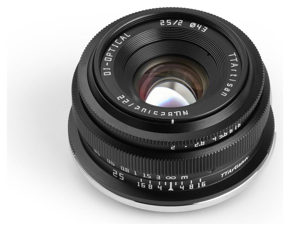 TTArtisan APS-C 25mm F2 – Optik mit 7 Elementen in 5 Gruppen