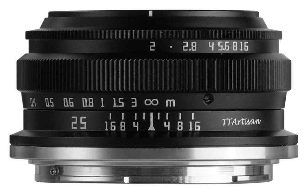 TTArtisan APS-C 25mm F2 – Manueller Fokus ab 0,25 m