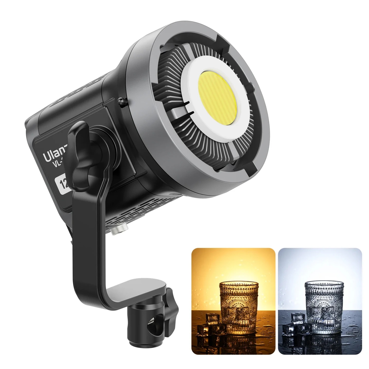 Ulanzi VL-120Bi – Teplota 2700–6500 K bez filtrů