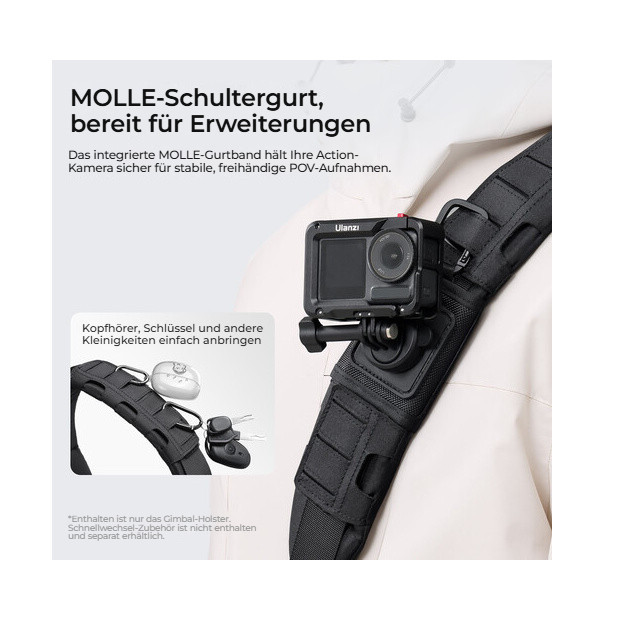 Ulanzi CB01 Camera Gimbal Holster – MOLLE, vesty a opasky