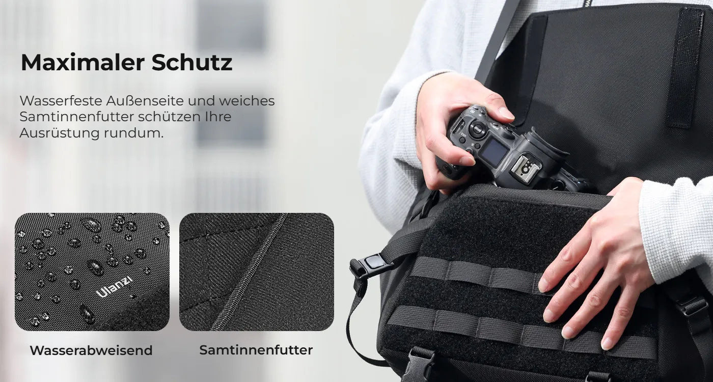 Ulanzi BC08 Sling Bag – Chrání vybavení za každého počasí