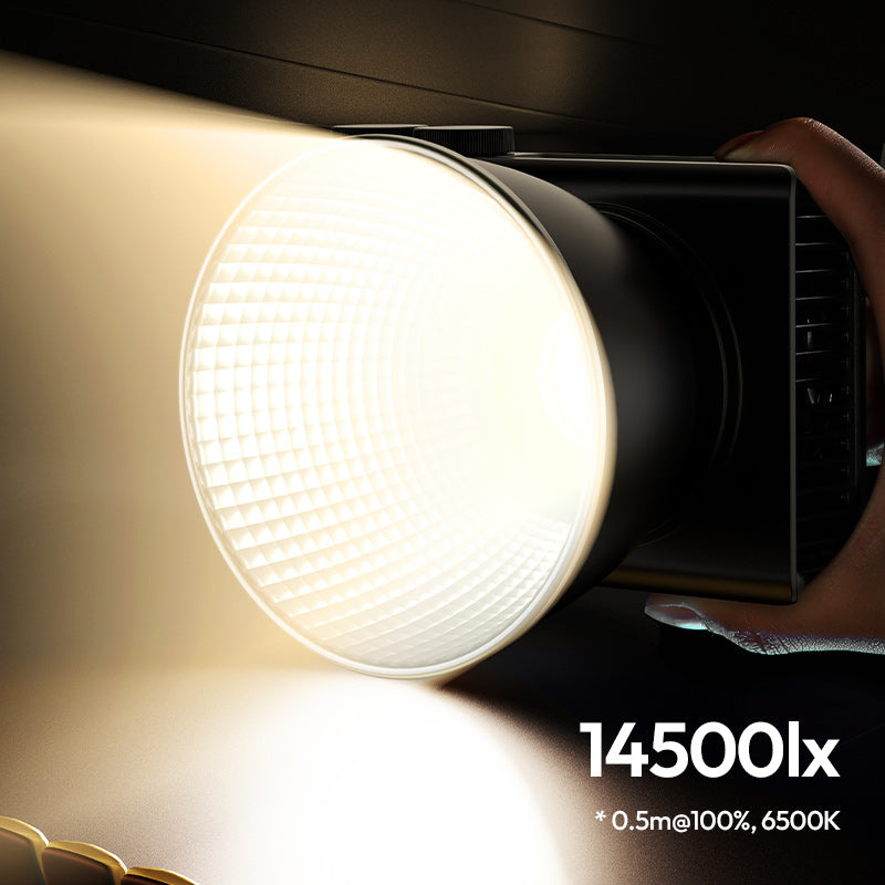 Ulanzi C01 100W COB light – Jasné světlo, 14 500 lx