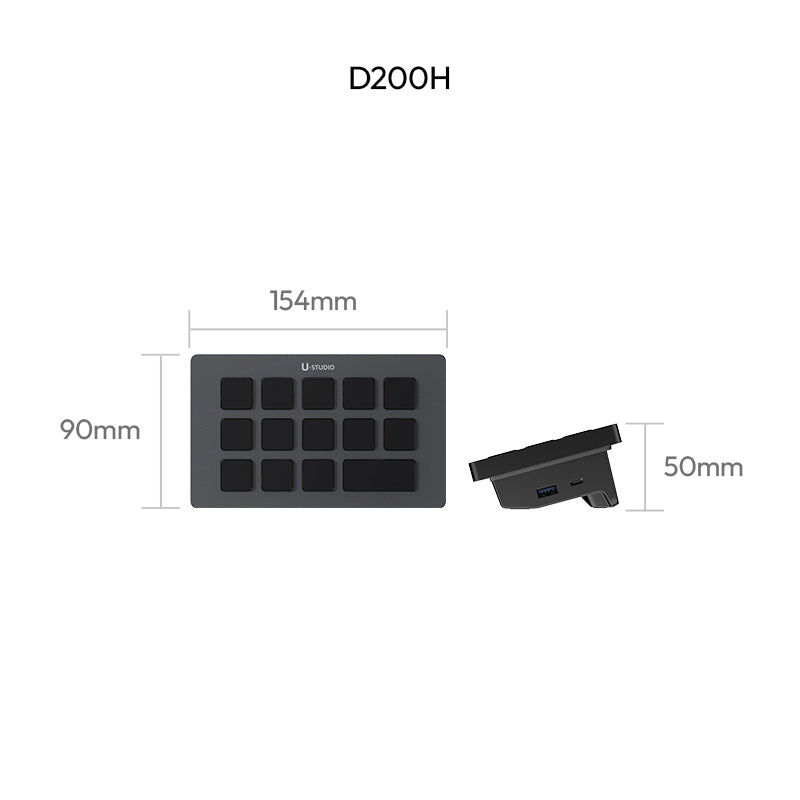 Ulanzi D200H Deck Dock – Kompaktní rozměry