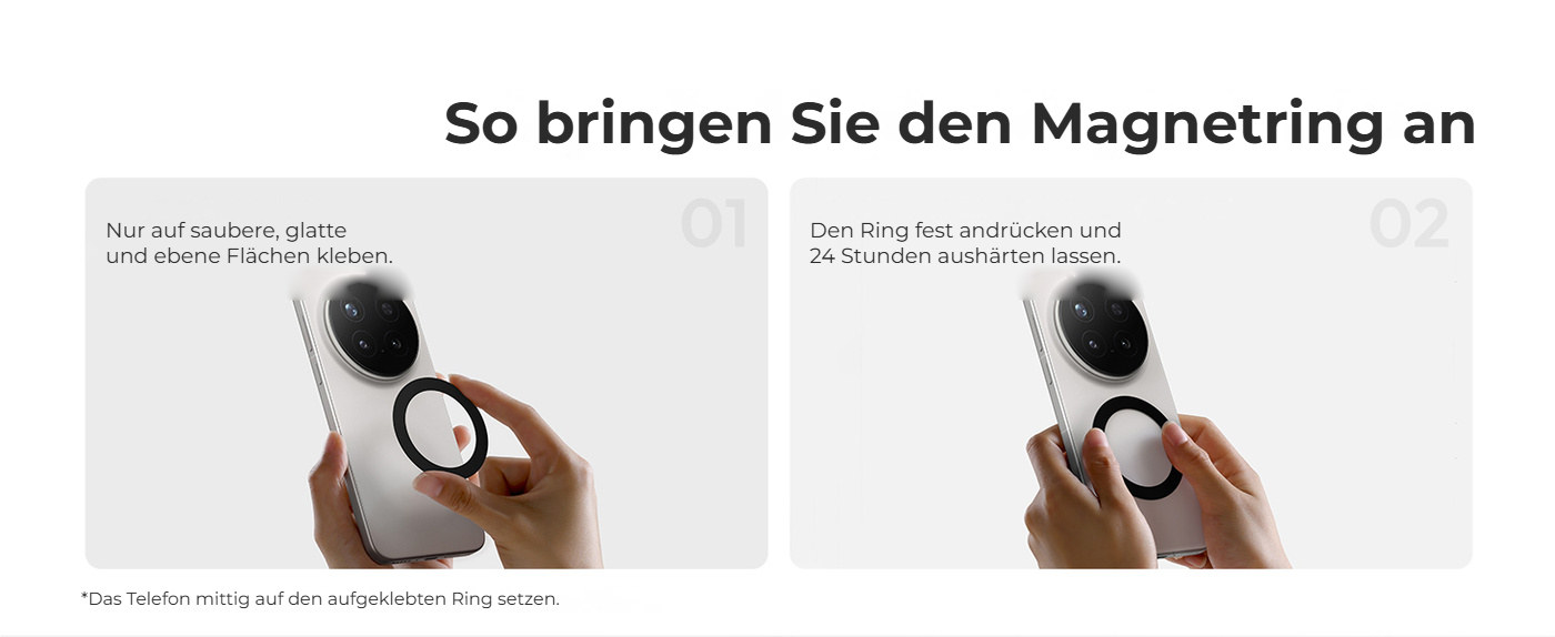 Ulanzi MA30S magnetický ministativ – Magnetický kroužek pro telefony bez MagSafe