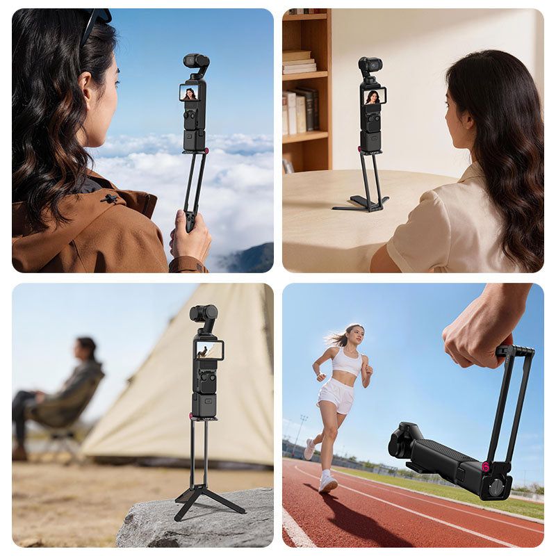 Ulanzi MA66 magnetický ministativ pro DJI Osmo Pocket 3 – Čtyři režimy podle situace
