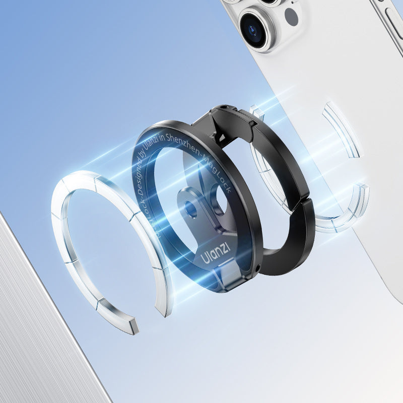 Ulanzi MA02 MagLock Dual magnetický stojánek na telefon – Dva magnetické kroužky