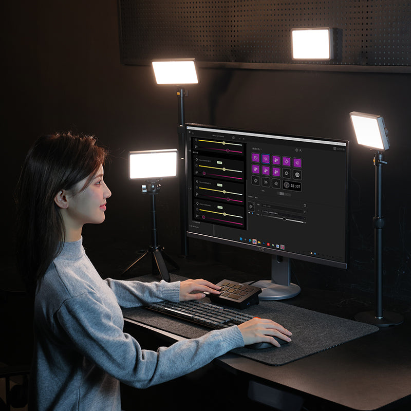 Ulanzi K6500 magnetické video světlo – Ovládání z Ulanzi Studio i Stream Deck D200